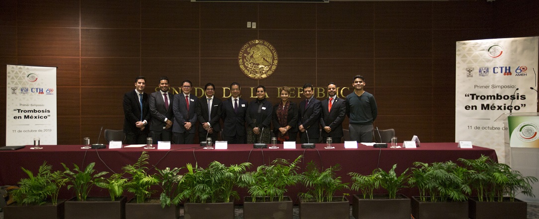 Senado de la República Organiza el “Primer Simposio: Trombosis en México”