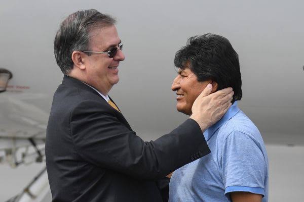 Llega Evo Morales a México