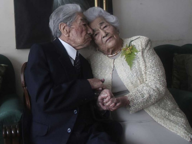 Esta es la pareja de casados más longeva del mundo; él tiene 110 años, ella 104