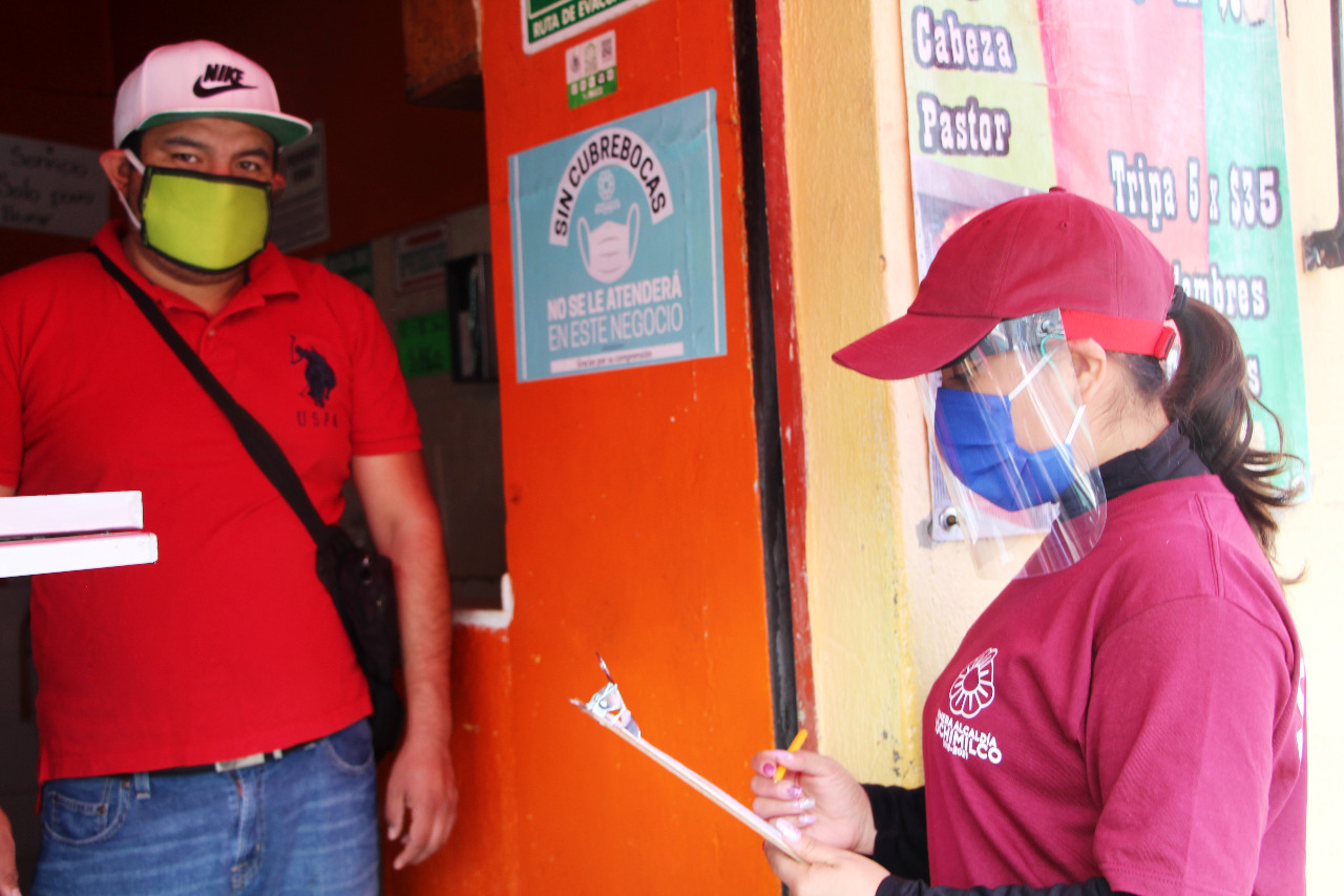 Orientadores Covid visitarán a más de 10 mil establecimientos en Xochimilco
