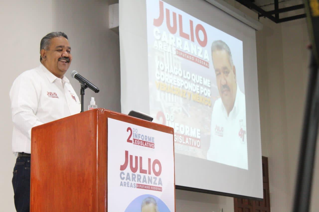 A dos años del cambio seguimos de la mano de la gente para garantizar sus derechos y generar mejores condiciones de vida: Diputado Julio Carranza