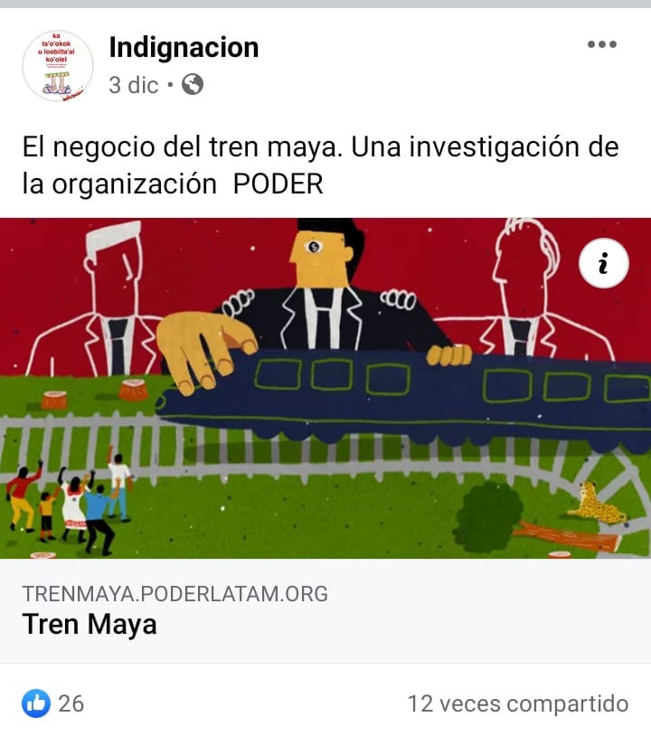 Declarada guerra de “Indignación A.C” en redes contra Tren Maya; desafía a AMLO