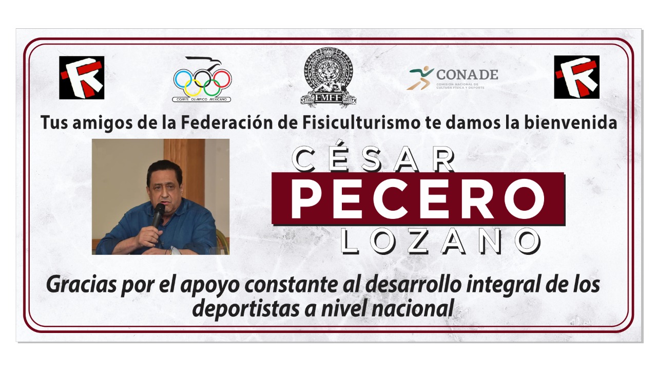 Cesar Pecero, apoya evento Mr. México 2020