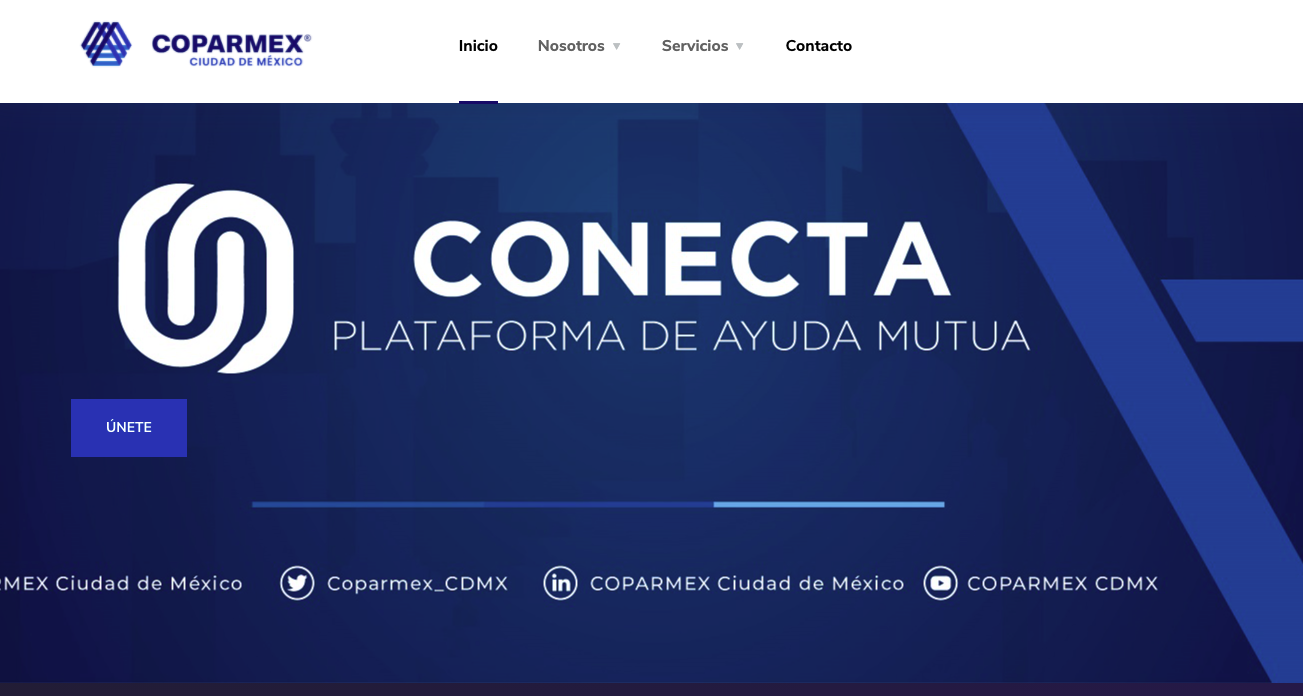 COPARMEX CDMX lanza la plataforma CONECTA de ayuda mutua para financiar empresas