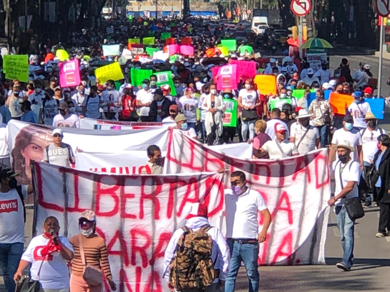 Marchan 10 mil en apoyo a Diana Sánchez Barrios