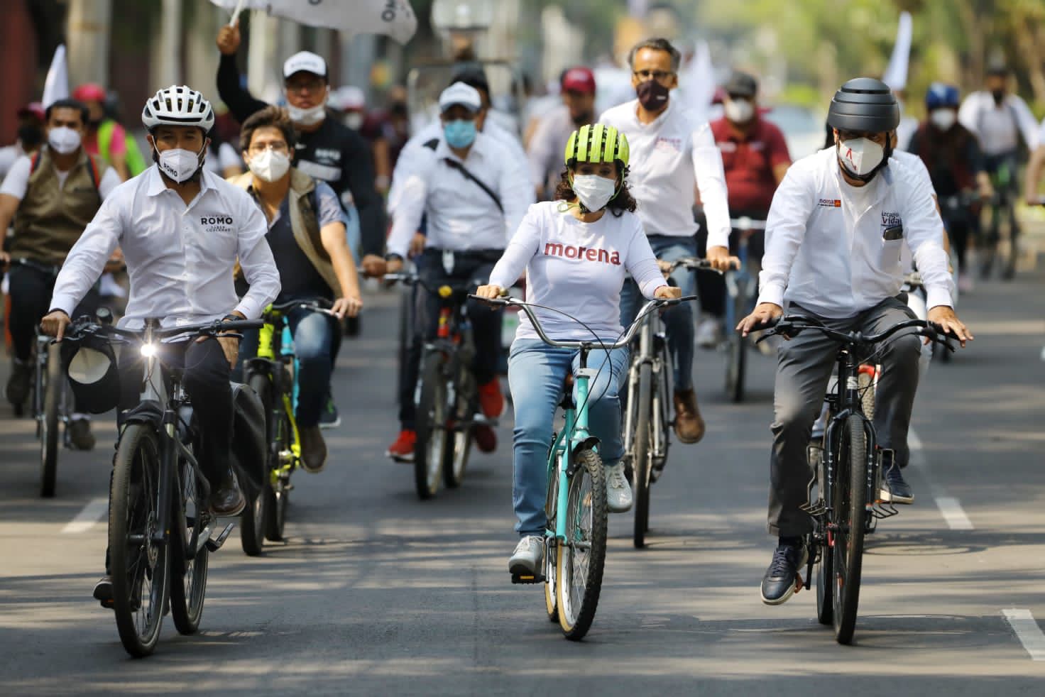 Firman Dolores Padierna, Vidal Llerenas y Víctor Hugo Romo acuerdo para fortalecer movilidad ciclista en las alcaldías Cuauhtémoc, Azcapotzalco y Miguel Hidalgo