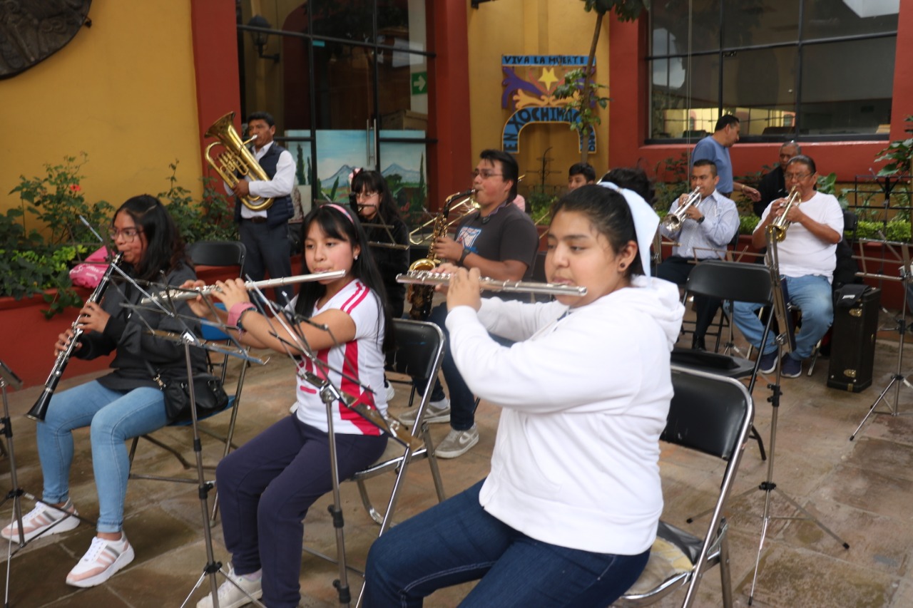 Banda infantil y juvenil de Xochimilco, semillero de grandes músicos